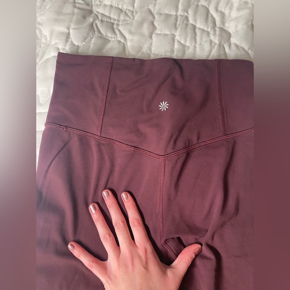 Athleta Pants - Athleta Salutation boot cut leggings in Cabernet